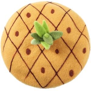 Pineapple Felt Beret